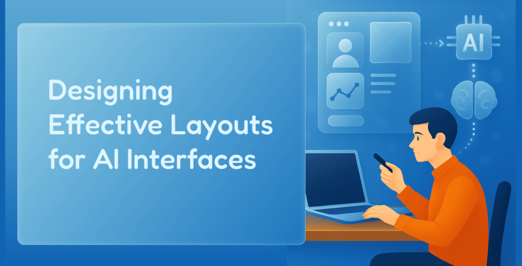 Designing effective layouts for AI interfaces