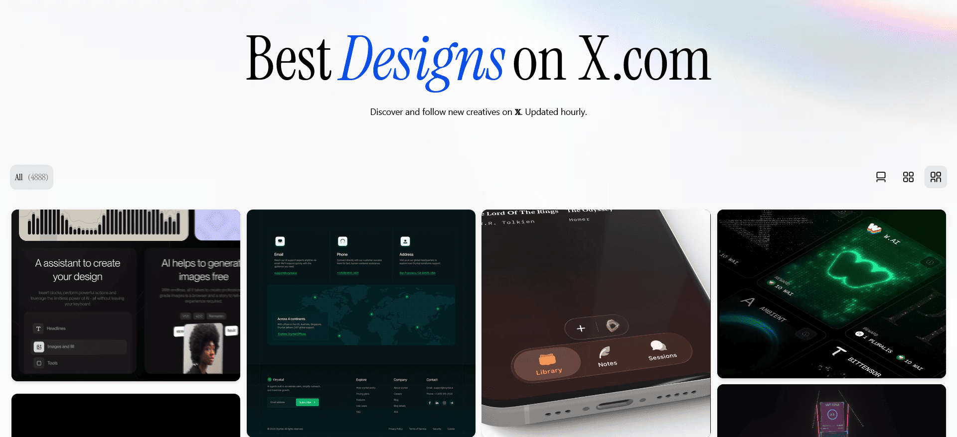 Best Designs on X