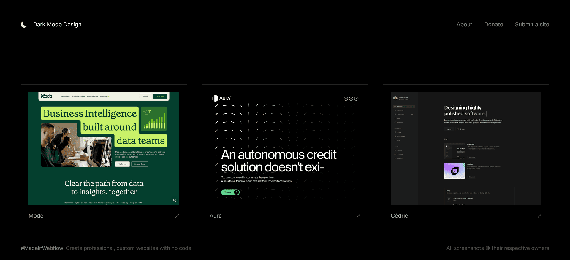 Dark Mode Design
