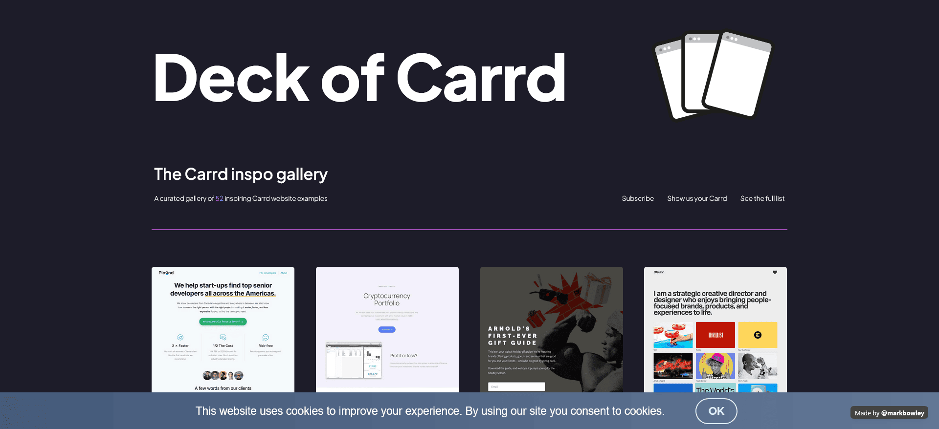 Deck of Carrd