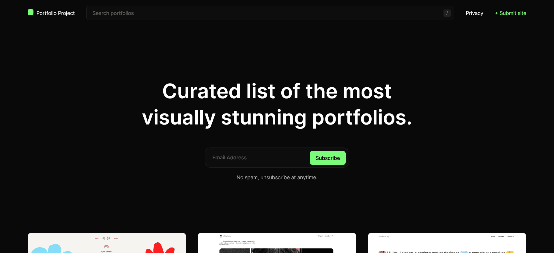 Portfolio Project