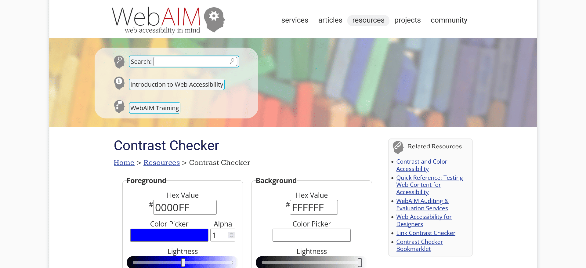 Web AIM